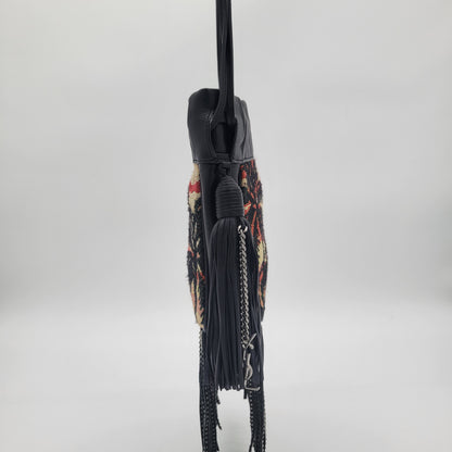 Saint Laurent Helena Fringe Crossbody