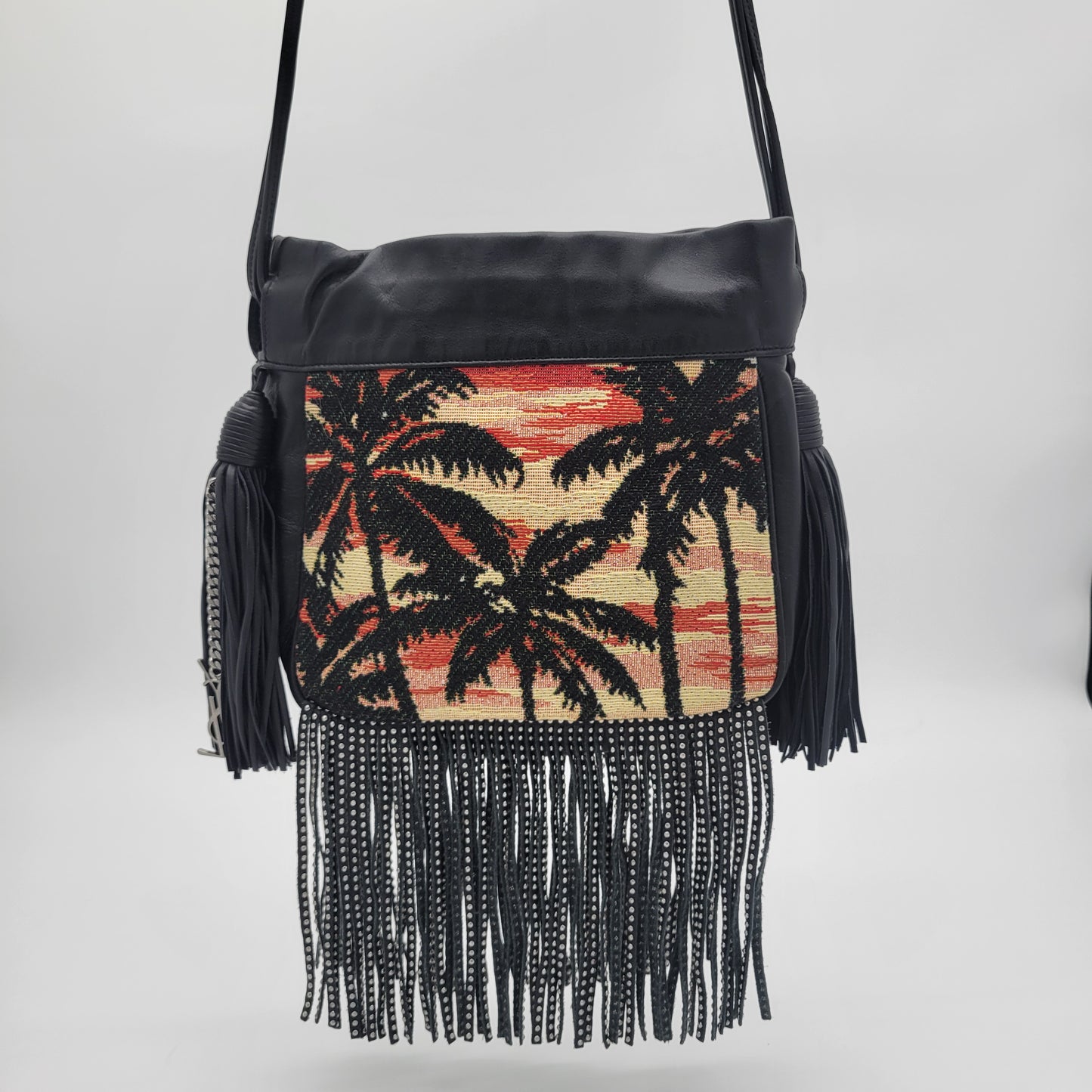 Saint Laurent Helena Fringe Crossbody
