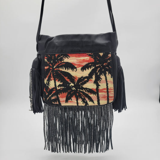 Saint Laurent Helena Fringe Crossbody