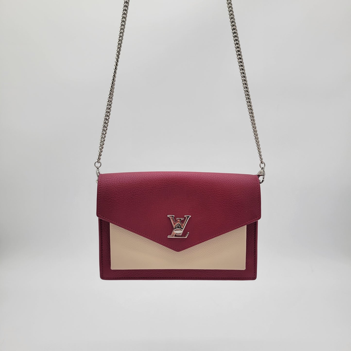 Louis Vuitton Bicolor Leather MyLockMe Chain Pochette