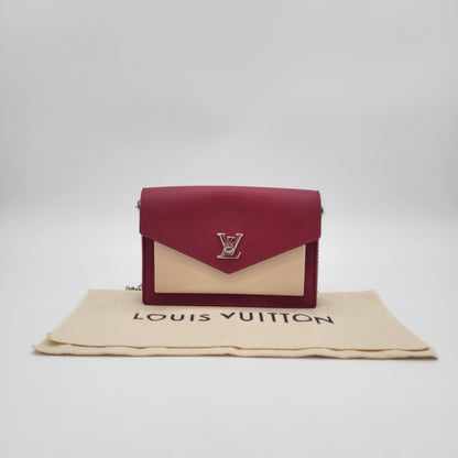 Louis Vuitton Bicolor Leather MyLockMe Chain Pochette