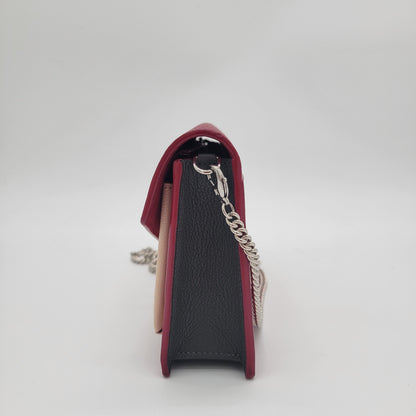 Louis Vuitton Bicolor Leather MyLockMe Chain Pochette