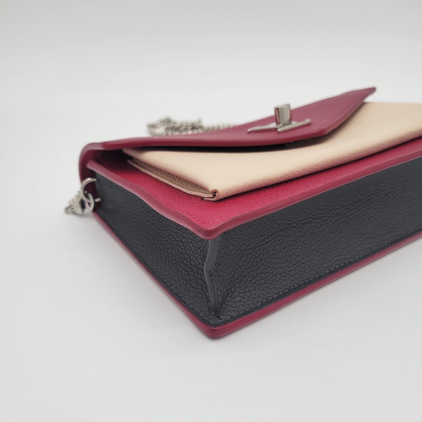 Louis Vuitton Bicolor Leather MyLockMe Chain Pochette