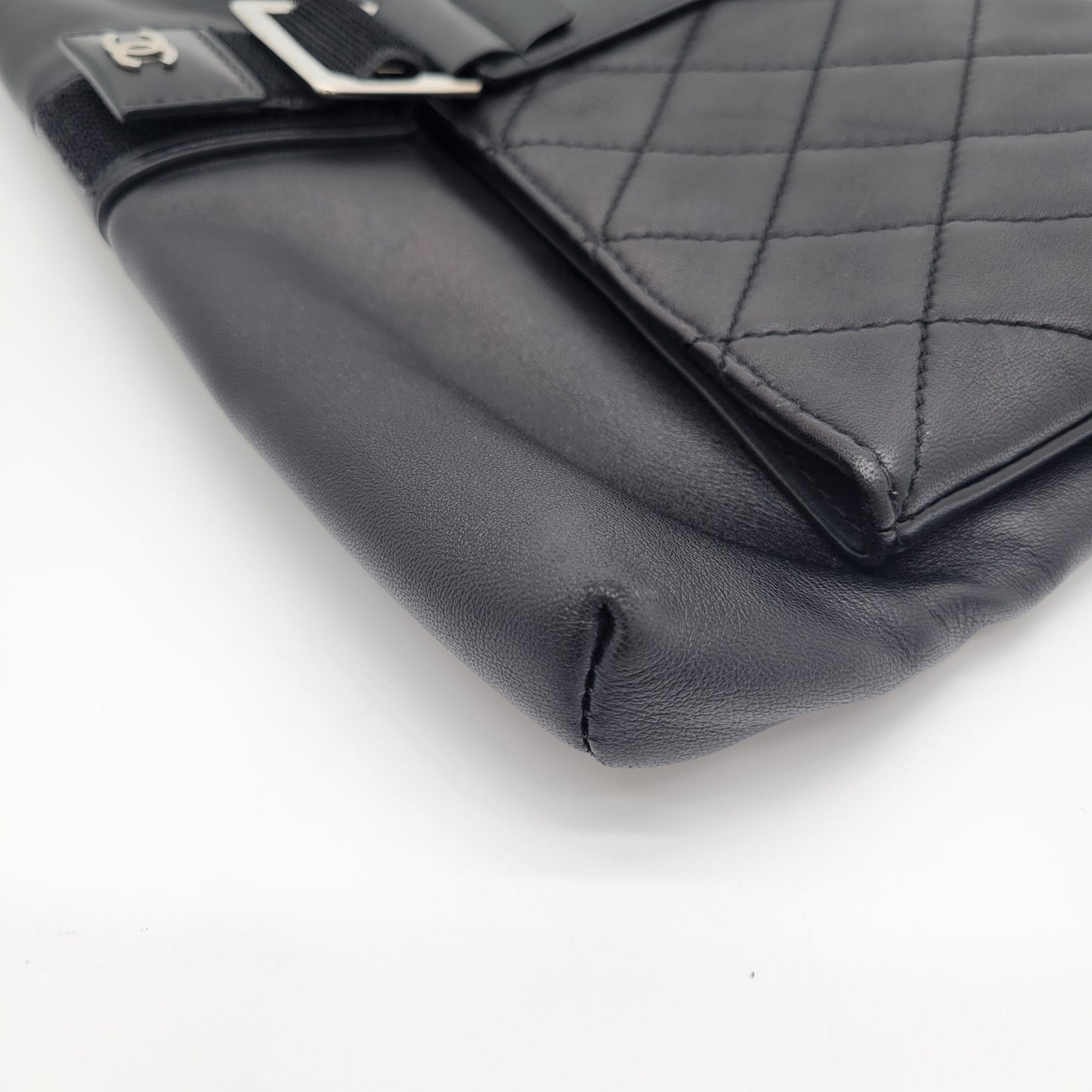 Chanel Grip Clutch Quilted Lambskin