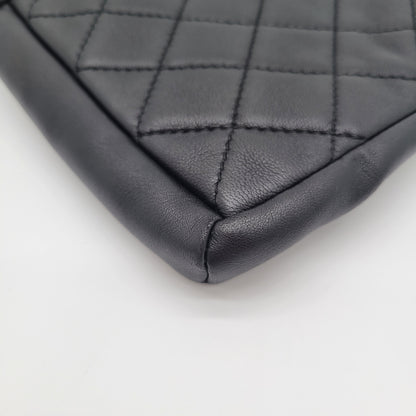 Chanel Grip Clutch Quilted Lambskin