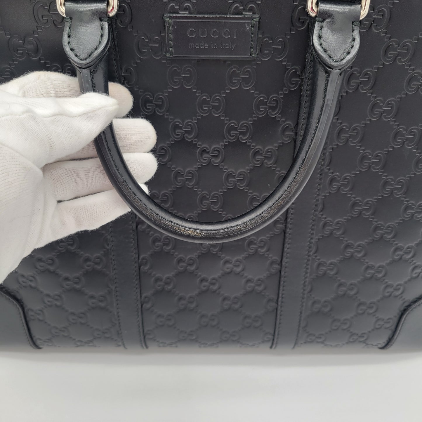 Gucci Guccissima 2-Way Business Bag