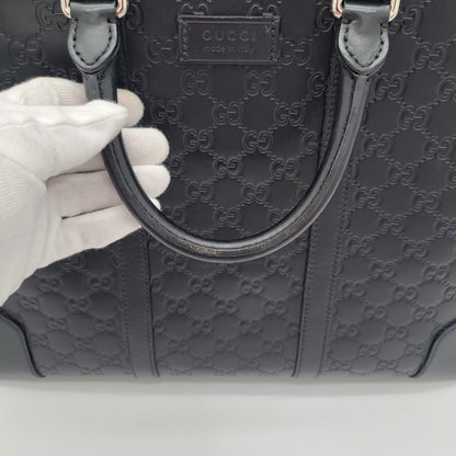 Gucci Guccissima 2-Way Business Bag