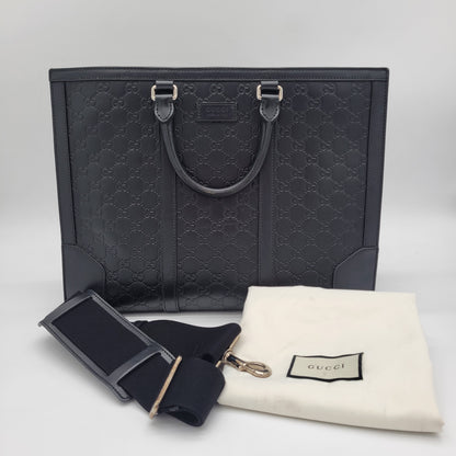 Gucci Guccissima 2-Way Business Bag
