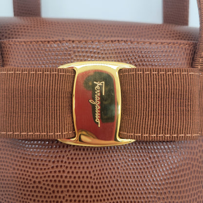 Vintage Ferragamo Vara Bucket Bag