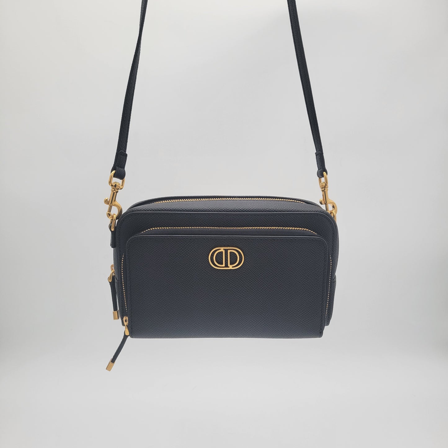 Christian Dior Caro Double Pouch Shoulder Bag