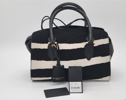 Burberry Prorsum Zebra Print Calf Hair "The Crush" Bag
