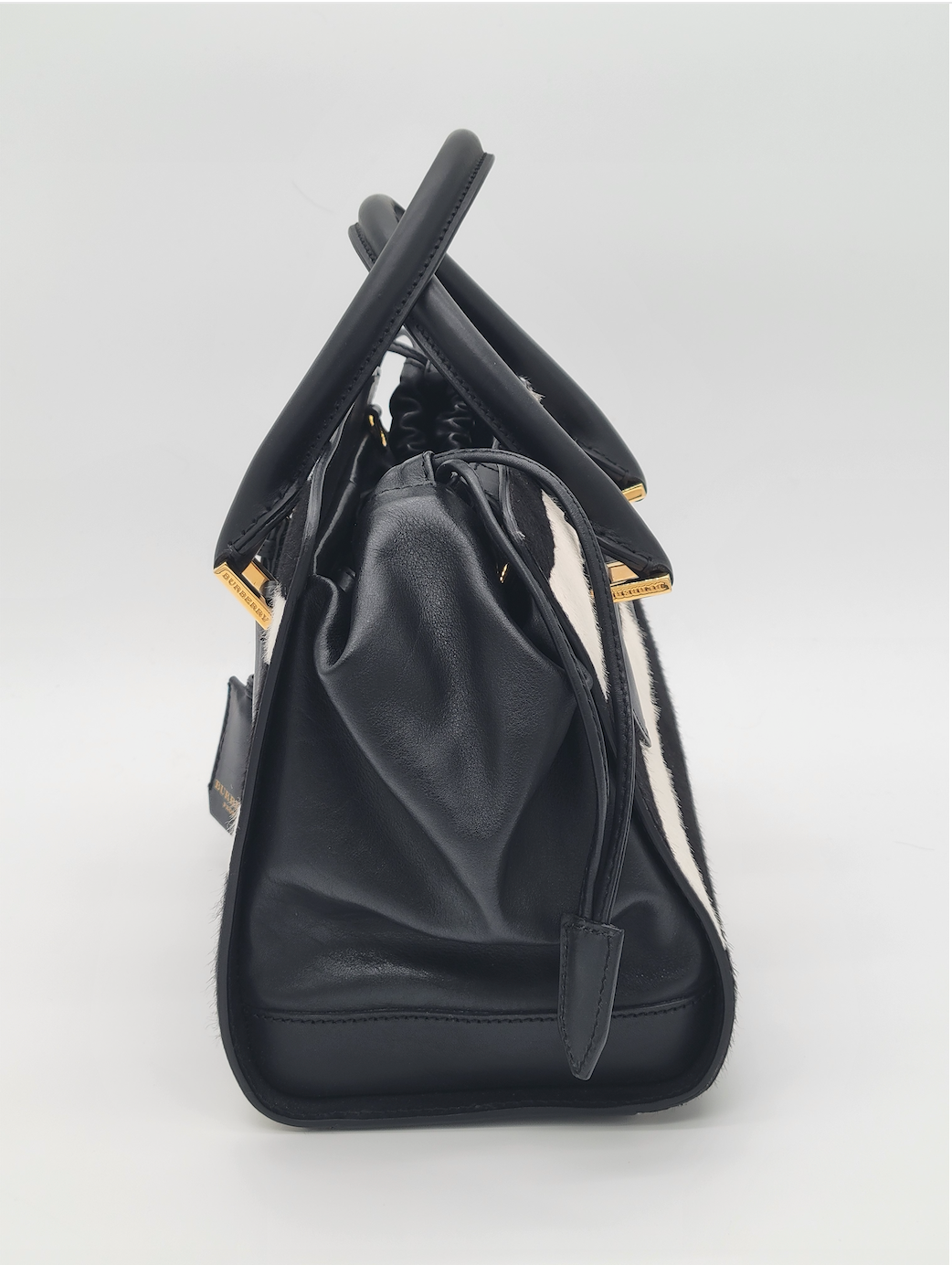 Burberry Prorsum Zebra Print Calf Hair "The Crush" Bag