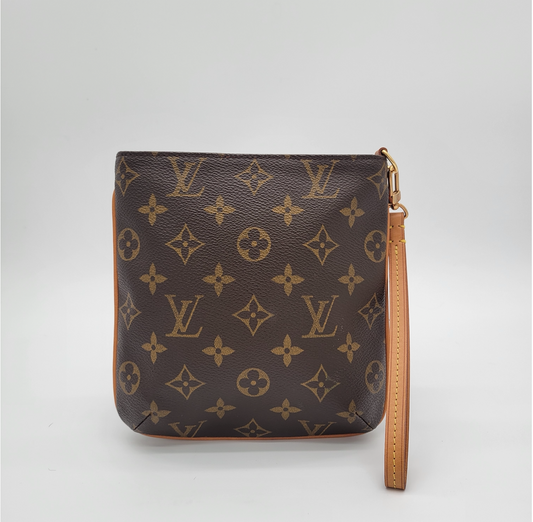 VINTAGE Louis Vuitton Monogram Partition Wristlet (c. 2000–2008)