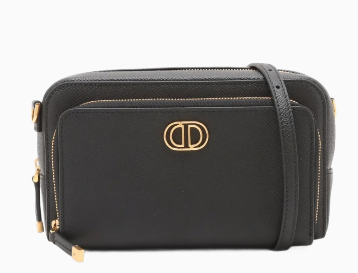Christian Dior Caro Double Pouch Shoulder Bag